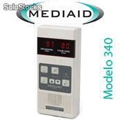 Oximetro de Pulso Portátil com alarme Audiovisual Modelo 340 Mediaid Inc.