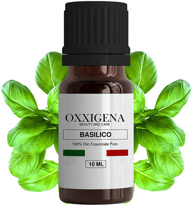 Oxxigena - Olio Essenziale di Basilico - Puro - Made in Italy - 10 ML