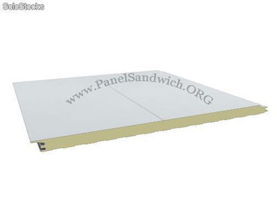 P2D4BB Panel Fachada Tornillo Oculto 2D / Blanco-Blanco / Esp: 4 cm