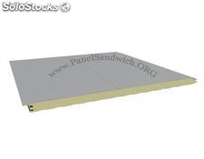 P2D4SB Panel Fachada Tornillo Oculto 2D / Silver Metalic-Blanco / Esp: 4 cm