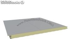 P2D5SB Panel Fachada Tornillo Oculto 2D / Silver Metalic-Blanco / Esp: 5 cm