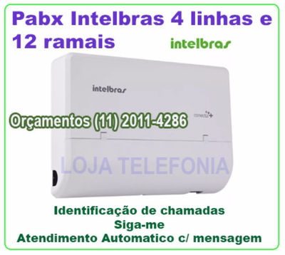 Pabx impacta digital intelbras - ligue: (11) 2011 4286 - Foto 5