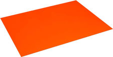 Pack 125 Cartulinas Color Naranja Fluor Tamaño 50X65 180g
