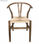 Pack 2 sillas comedor SALMA de madera maciza. Diseño envolvente y asiento cuerda - 3