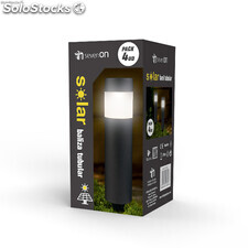 Pack 4 röhrenförmige Solarleuchte DN6.2*26.1/39CM sieben auf