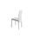 Pack 4 sillas Carla para salón en polipiel blanco, 96 cm(alto)41 cm(ancho)52 - Foto 3