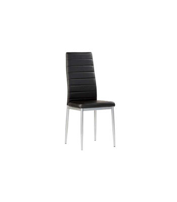 Pack 4 sillas Carmen en acabado negro 96 cm(alto)41 cm(ancho)52 cm(largo), Color