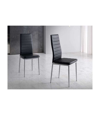 Pack 4 sillas Carmen en acabado negro 96 cm(alto)41 cm(ancho)52 cm(largo), Color - Foto 2