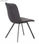 Pack 4 sillas comedor LITA, silla tapizada en gris, respaldo acolchado en - 2