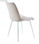 Pack 4 sillas comedor MARILYN, con tapizado en beige extra suave con diseño - 3