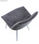 Pack 4 sillas comedor MARILYN, con tapizado en gris extra suave con diseño - 4