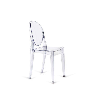 Pack 4 sillas de policarbonato modelo Ópera Sin Brazos. 38cm(ancho ) 90.5