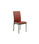 Pack 4 sillas Lara tapizadas en polipiel burdeos, 91 cm(alto)44 cm(ancho)58 - 1