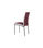 Pack 4 sillas Lara tapizadas en polipiel burdeos, 91 cm(alto)44 cm(ancho)58 - Foto 3