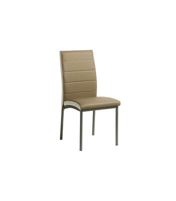 Pack 4 sillas Lara tapizadas en polipiel camel, 91 cm(alto)44 cm(ancho)58 - Foto 2
