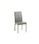 Pack 4 sillas Lara tapizadas en polipiel gris, 91 cm(alto)44 cm(ancho)58 - 1