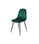 Pack 4 sillas modelo Córdoba tapizado Velvet Tela verde 43 cm(ancho) 86 - 1