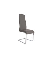 Pack 4 sillas Nueva Salamanca tapizadas en símil piel gris, 45 cm(ancho) 110