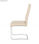 Pack 4 sillas polipiel KIM, con pata tipo ballesta de suave balanceo. Tapizado - 3