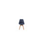 Pack 4 sillas Super Dereck tapizado en tejido azul marino, 42 cm(ancho) 81