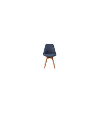 Pack 4 sillas Super Dereck tapizado en tejido azul marino, 42 cm(ancho) 81