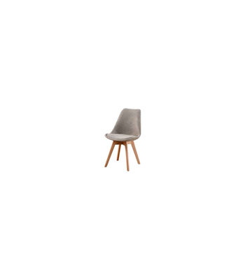 Pack 4 sillas Super Dereck tapizado en tejido marrón jaspeado, 42 cm(ancho) 81 - Foto 3