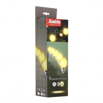 Pack 5 bombillas para guirnalda xanlite - luz cálida eg-PACK5EEGRLP - Foto 4