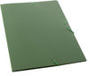 Pack 5 Carpetas Tamaño Folio Gofradas con Solapa y Gomas Elasticas Color Verde