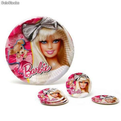 Pack 5 Platos Desechables Barbie (23 cm)