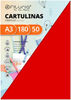 Pack 50 Cartulinas Color Rojo Tamaño A3 180g