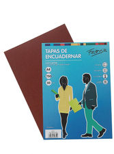 Pack 50 Tapas de Encuadernar A4 Carton 750g Color Rojo