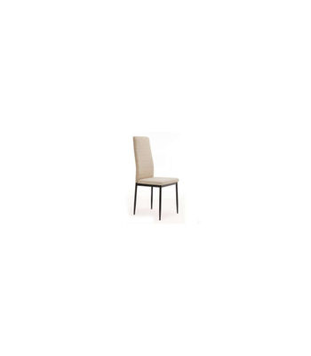 Pack 6 sillas Modelo Cíes tapizadas en tela Easy Clean beige tostado, 43cm(ancho - Foto 2