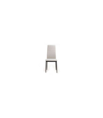 Pack 6 sillas Modelo Cíes tapizadas en tela Easy Clean gris, 43cm(ancho )