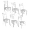 Pack 6 Sillas para Catering Apilables Dorothy 45x43x88cm 7house