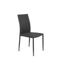 Pack 6 sillas tapizadas en tela gris antracita modelo Vigo. 89 cm(alto)44