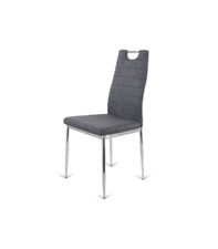 Pack 6 sillas tapizadas en tela gris modelo Orense. 98 cm(alto)43 cm(ancho)51