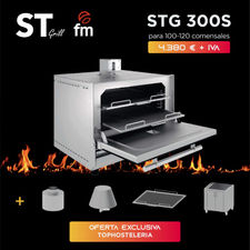 Pack completo horno brasa STG 300 S - 45-50 comensales