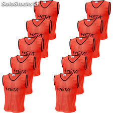 Pack de 10 petos M Naranja