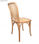 Pack de 2 sillas de comedor JULIA. Sillas apilable de ratán y madera clara - 3