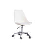 Pack de 2 sillas de oficina elevable Dublin acabado en blanco, 58 cm(ancho ) 83
