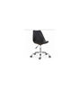 Pack de 2 sillas de oficina elevable Dublin acabado en negro, 58 cm(ancho ) 83