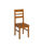 Pack de 2 sillas en Madera Maciza 98 cm(alto)42 cm(ancho)45 cm(largo) - 1