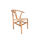 Pack de 2 sillas Kioto acabado natural claro, 56cm(ancho) 76cm(altura) - 5