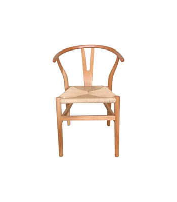 Pack de 2 sillas Kioto acabado natural claro, 56cm(ancho) 76cm(altura)