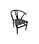 Pack de 2 sillas Kioto acabado negro, 56cm(ancho) 76cm(altura) 52cm(fondo) - 1