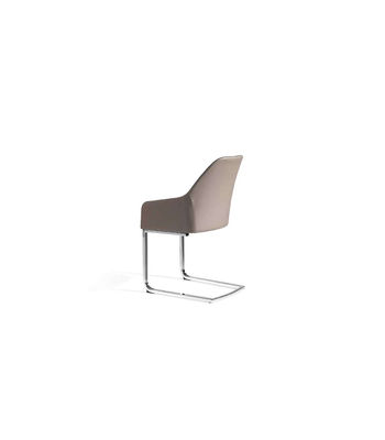 Pack de 2 sillas Lina en color gris topo 55 x 58 x 88/46 cm (largo x ancho x - Foto 3