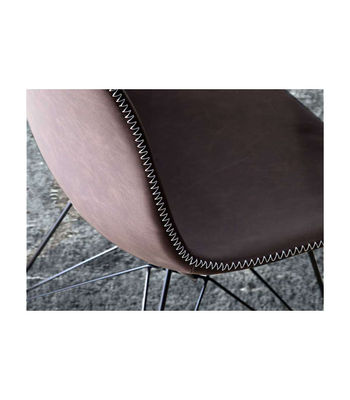 Pack de 2 sillas Mar en color marrón 52 x 56 x 82.5/46 cm (largo x ancho x alto) - Foto 3