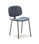 Pack de 2 sillas MARIO tapizadas en pana color azul, 50/79cm(alto) 44cm(ancho) - 1