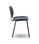 Pack de 2 sillas MARIO tapizadas en pana color azul, 50/79cm(alto) 44cm(ancho) - Foto 3