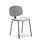 Pack de 2 sillas MARIO tapizadas en pana color gris, 50/79cm(alto) 44cm(ancho) - 1